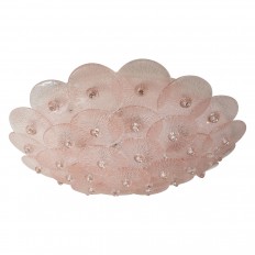 Circular flush mount ceiling fixture